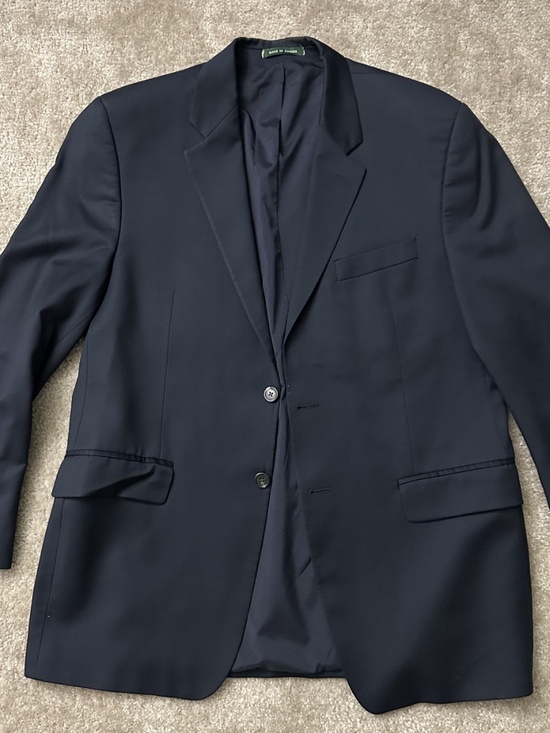 Lauren Ralph Lauren Other - Lauren Ralph Lauren Blazer Men 46 Navy Blue Classic Canada Union Made Sport Coat